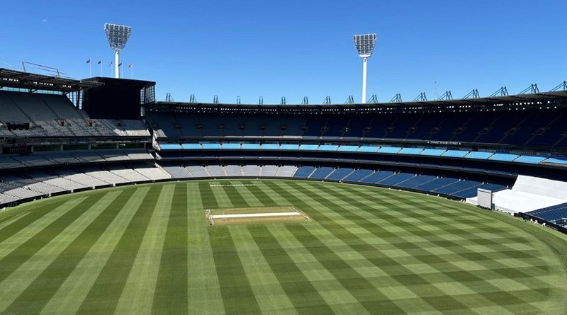 Close-up of the Melbourne Cricket Ground (MCG)