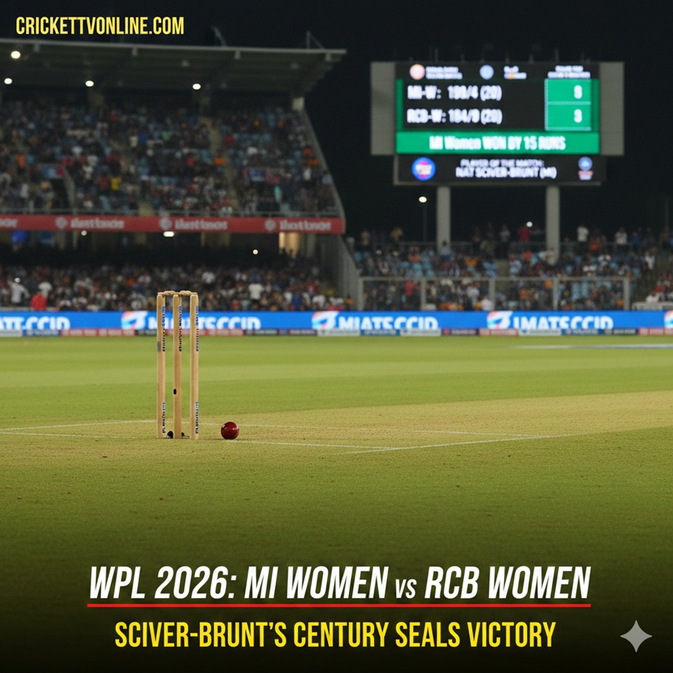 MI Women vs RCB Women Match Analysis: Nat Sciver-Brunt’s Century Powers MI to 15-Run Win | WPL 2026