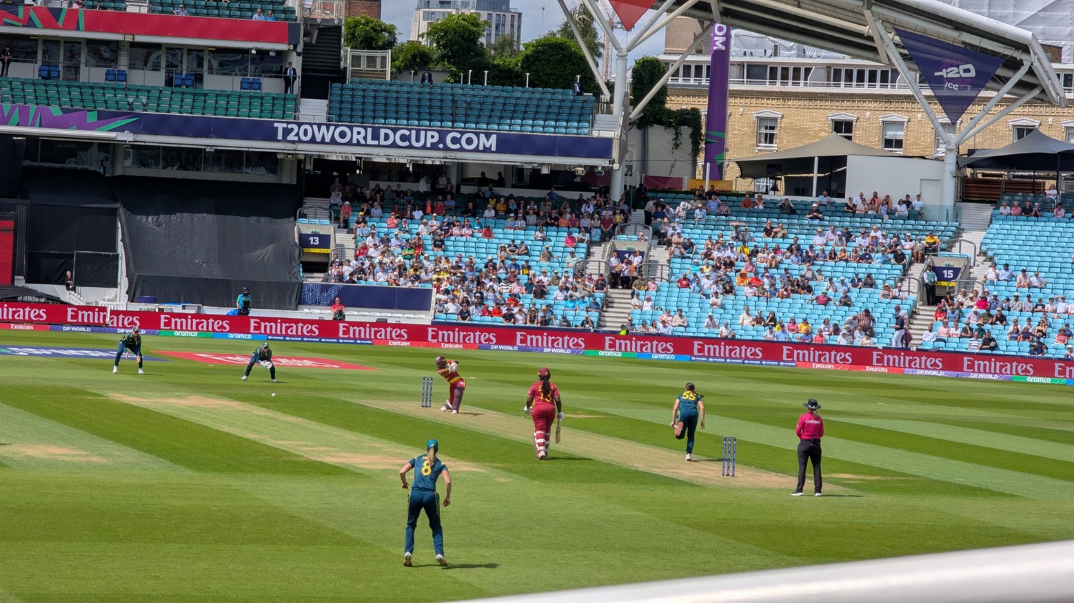 Action from the Women’s T20 World Cup Semi-Final at The Oval!