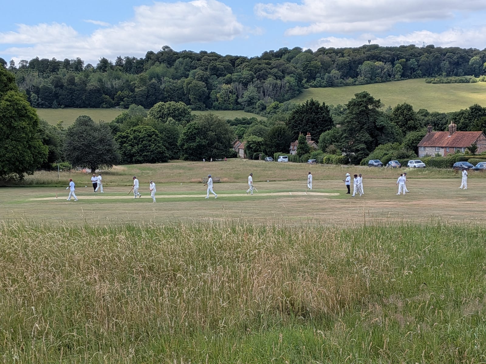 Cherwell League Action: Bradenham 2nd XI vs Haddenham 2nd XI